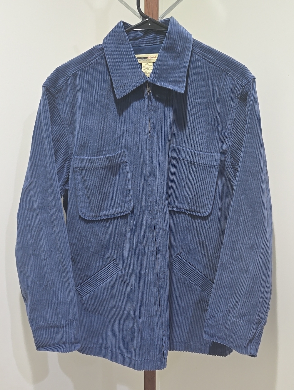 Vintage 90s The Limited Chinos An American Classic Grunge Blue Corduory Top Sz M